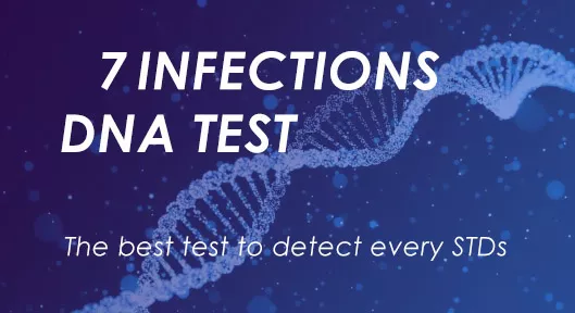 PCR STI Testing: 7 Infection DNA Test